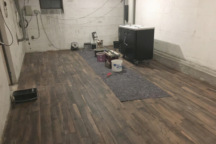 Unser Partykeller befindet sich noch im Ausbau