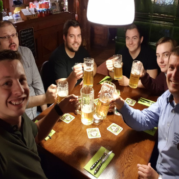 Treffen im Irish Pub